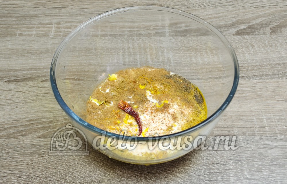 Шаг 1 приготовления Шашлык из курицы
