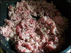 Шаг 4 приготовления Мясная заправка для пасты. Начинка для запеканки