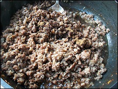 Шаг 6 приготовления Мясная заправка для пасты. Начинка для запеканки