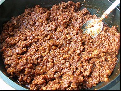 Шаг 8 приготовления Мясная заправка для пасты. Начинка для запеканки