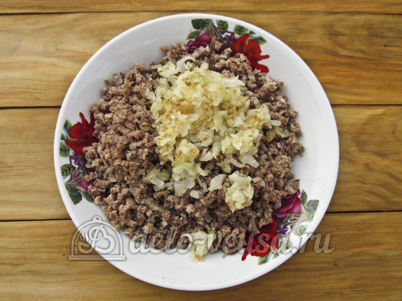 Шаг 14 приготовления Блинчики с куриными желудками