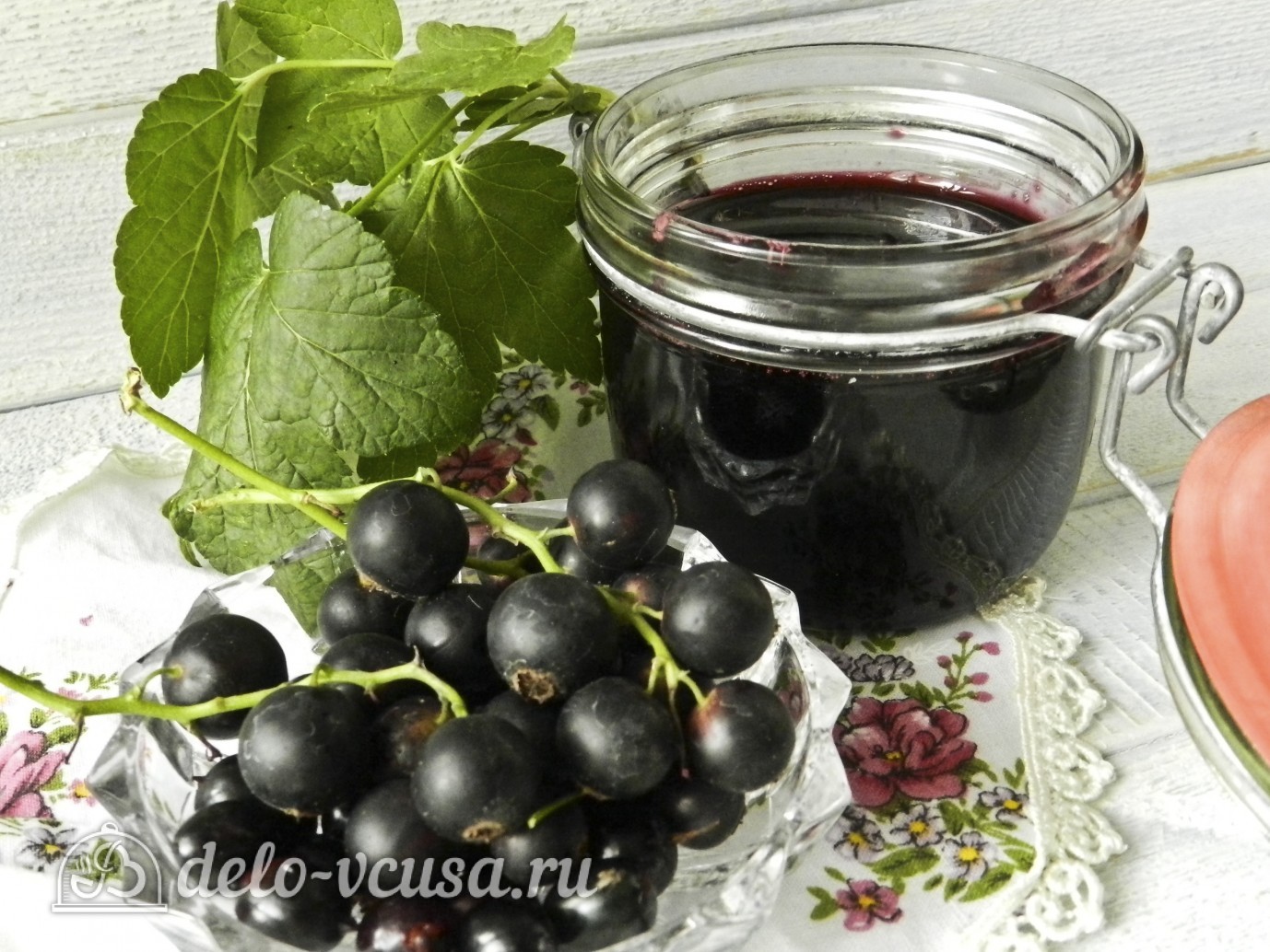 Шаг 7 приготовления Желе из черной смородины