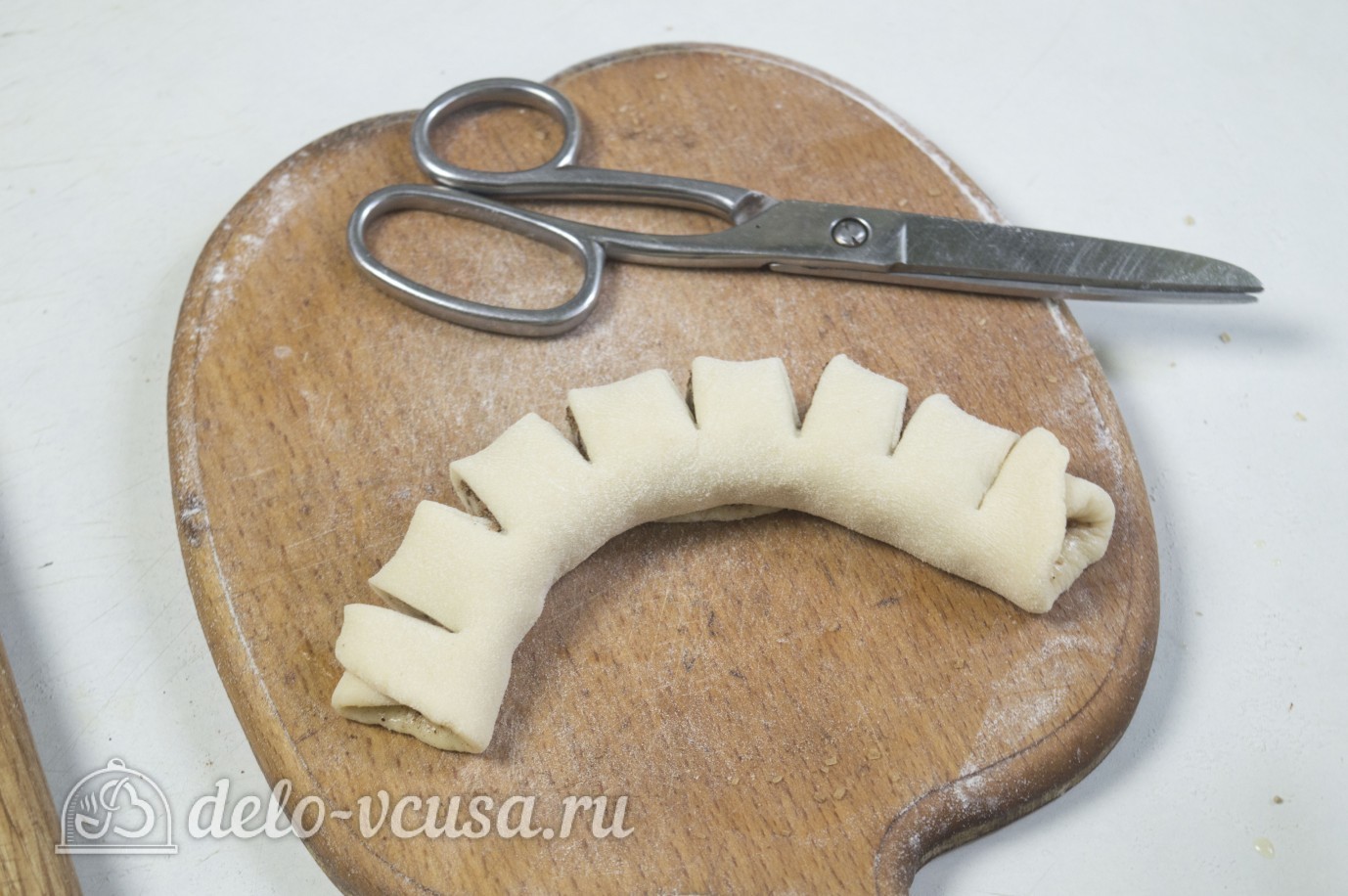 Шаг 10 приготовления Булочки с корицей