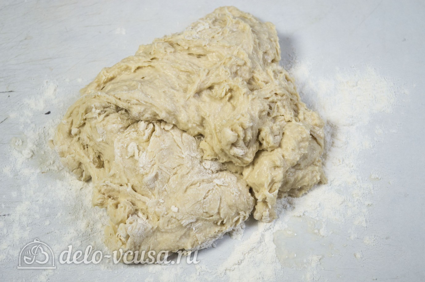 Шаг 4 приготовления Булочки с корицей
