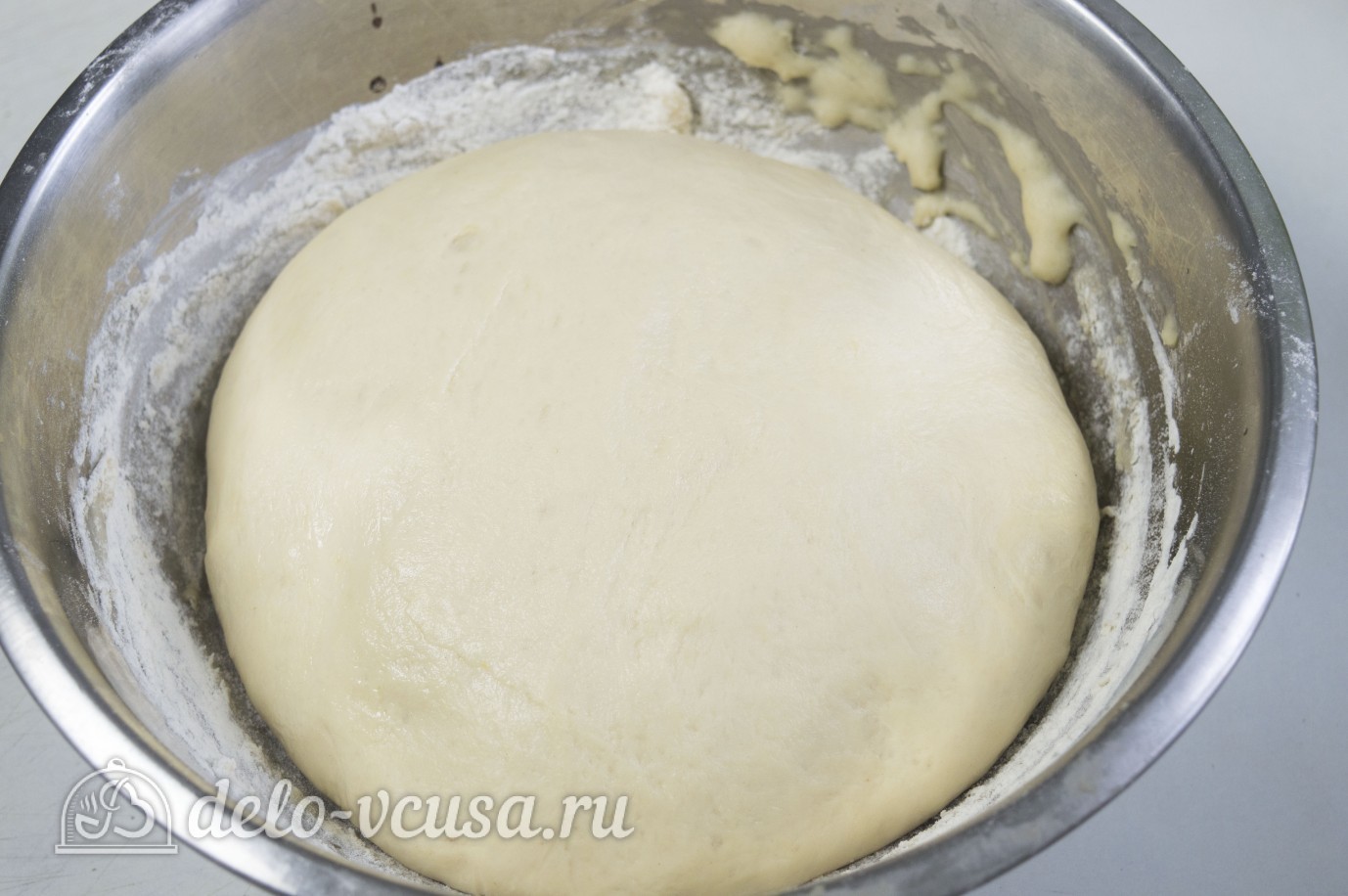Шаг 7 приготовления Булочки с корицей