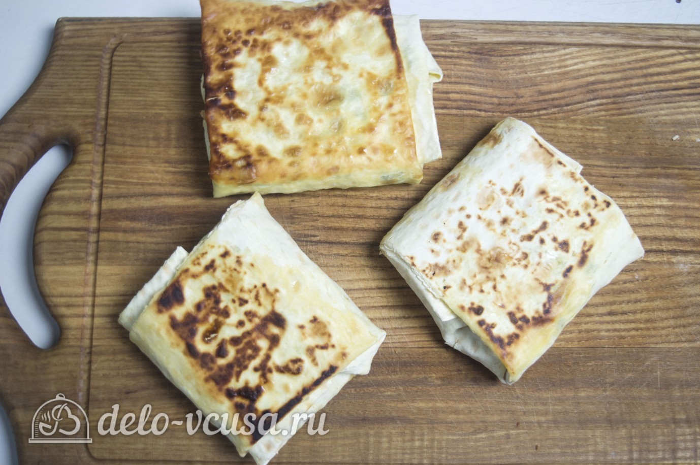 Шаг 10 приготовления Лаваш с курицей и грибами