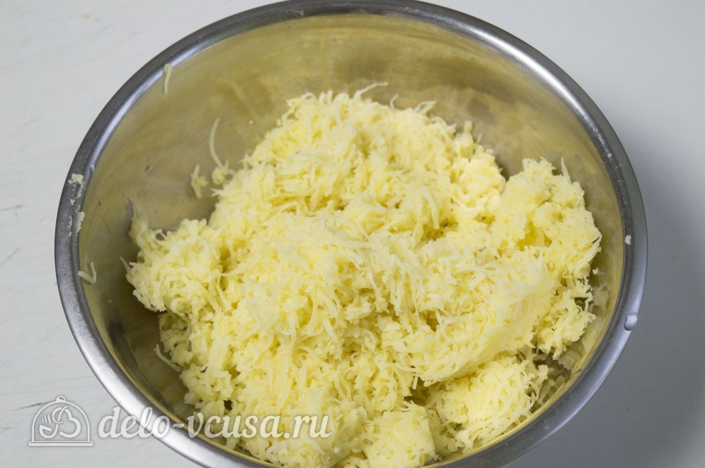 Шаг 1 приготовления Картофельные шарики с сыром