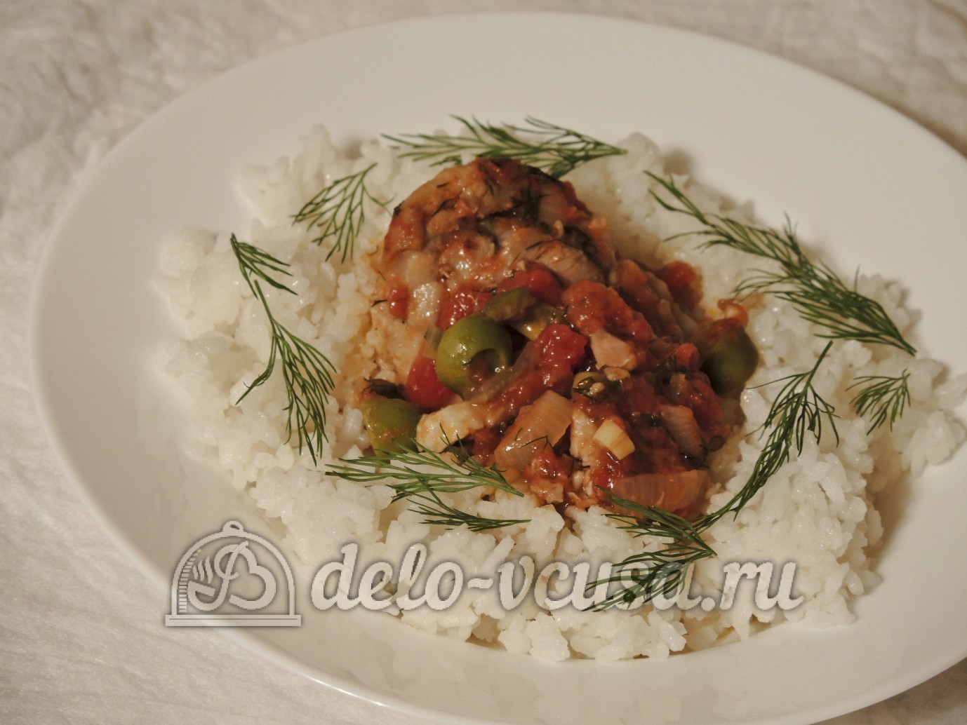Шаг 13 приготовления Курица по-средиземноморски