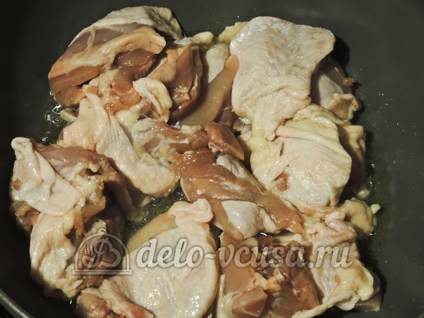Шаг 2 приготовления Курица по-средиземноморски