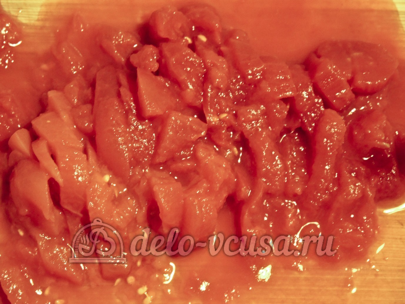 Шаг 5 приготовления Курица по-средиземноморски