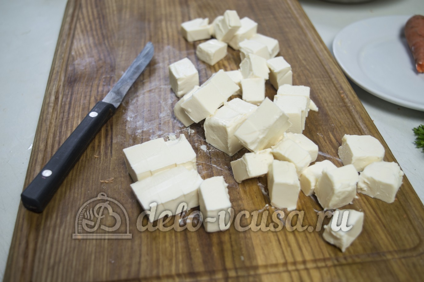 Шаг 6 приготовления Сырный суп с куриным филе