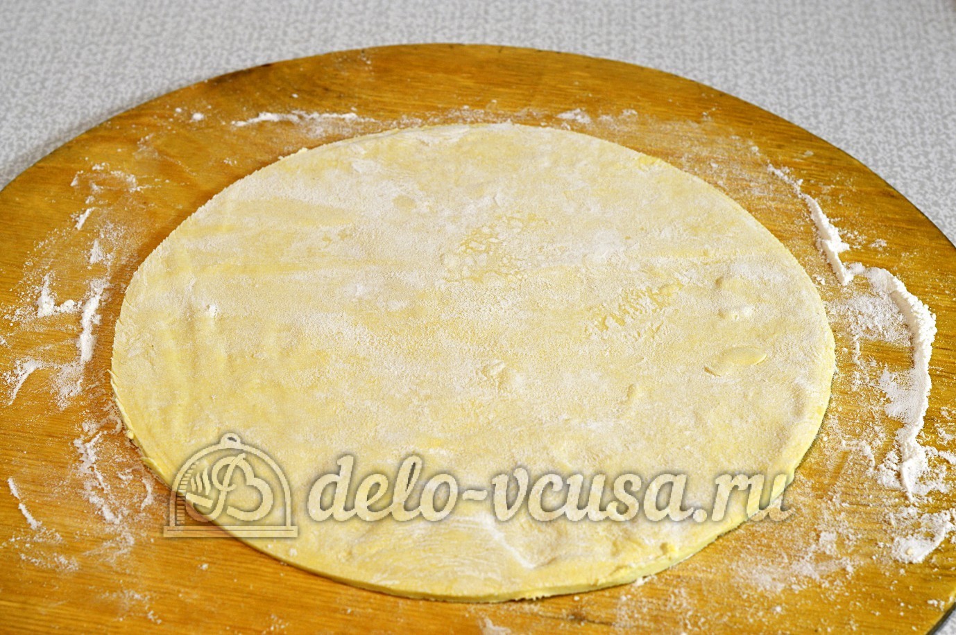 Шаг 7 приготовления Пирог с капустой и морковью