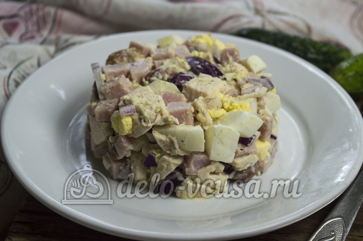 Шаг 4 приготовления Салат Мужская мечта