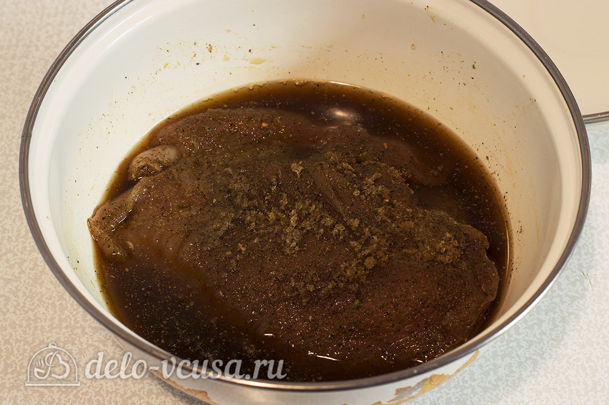 Шаг 7 приготовления Вяленая куриная грудка