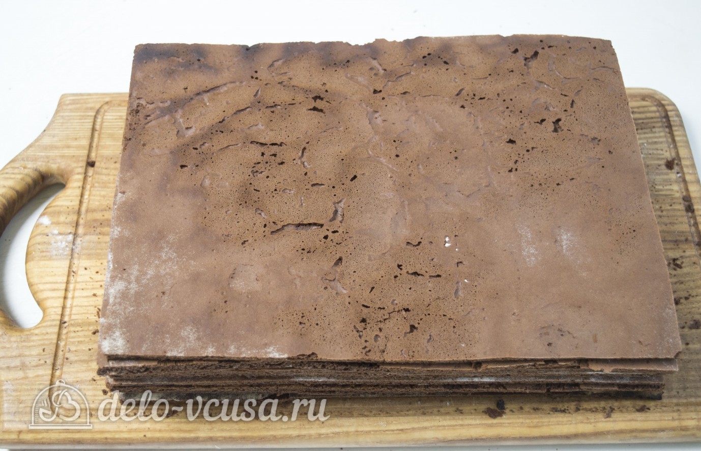Шаг 13 приготовления Торт Спартак