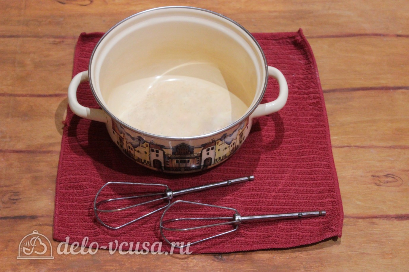 Шаг 2 приготовления Сметанный крем