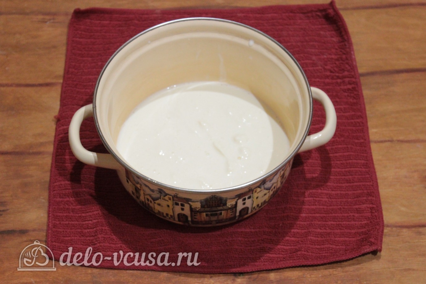 Шаг 3 приготовления Сметанный крем