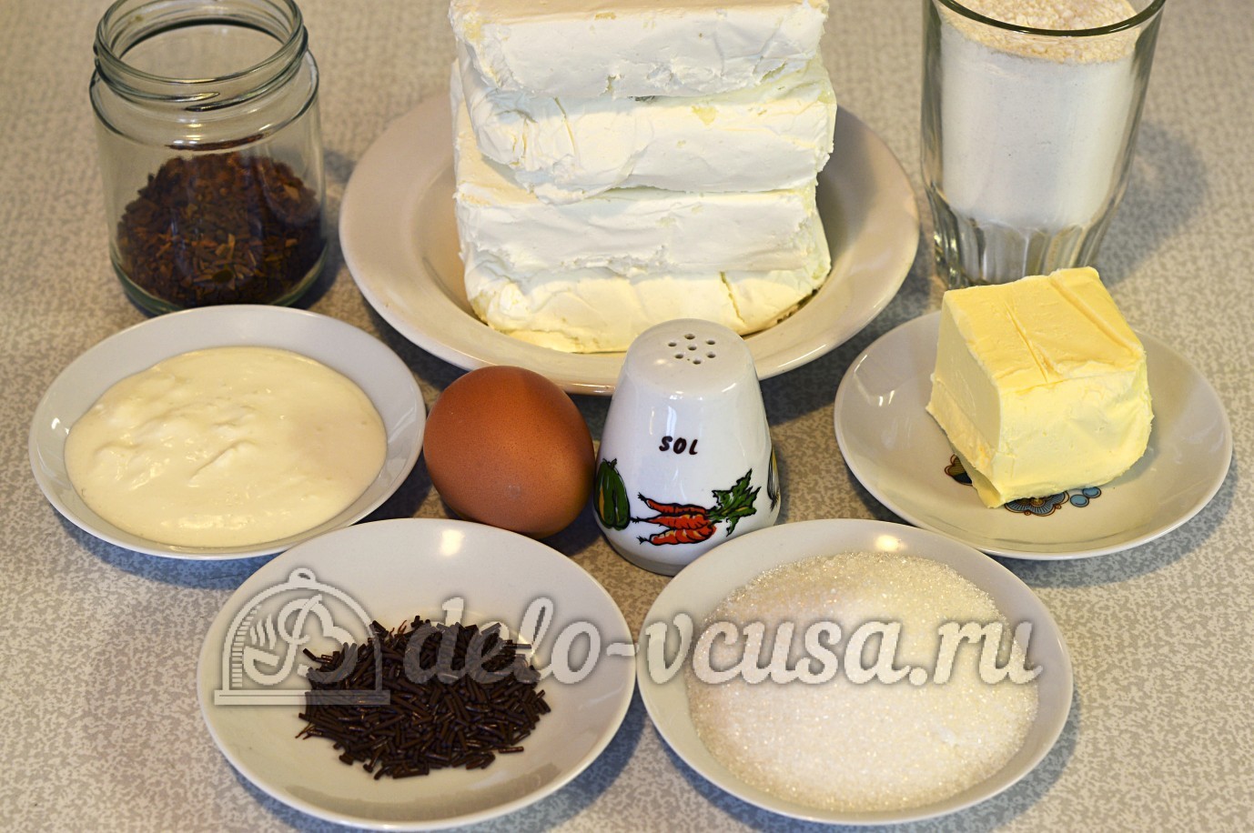 Ингредиенты Кофейный чизкейк Фото ингредиенты Кофейный чизкейк