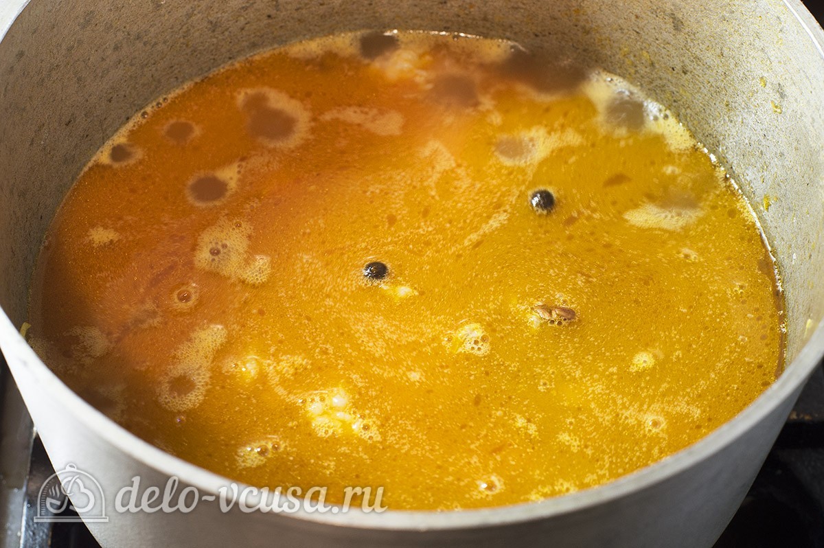 Шаг 10 приготовления Плов из красного риса