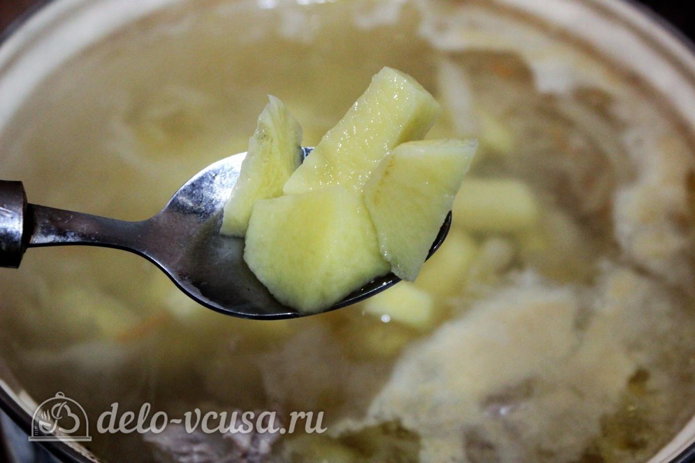 Шаг 3 приготовления Борщ с курицей