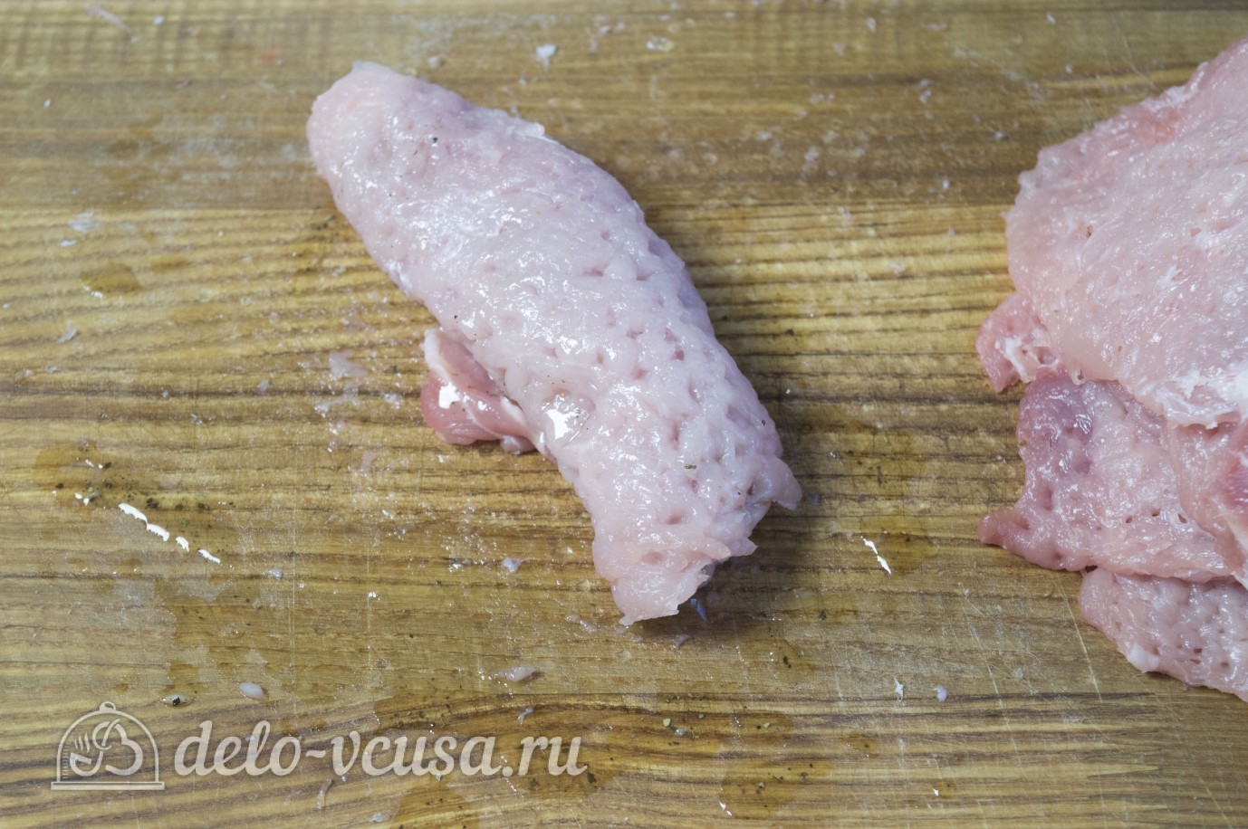 Шаг 5 приготовления Мясные рулеты с картофелем