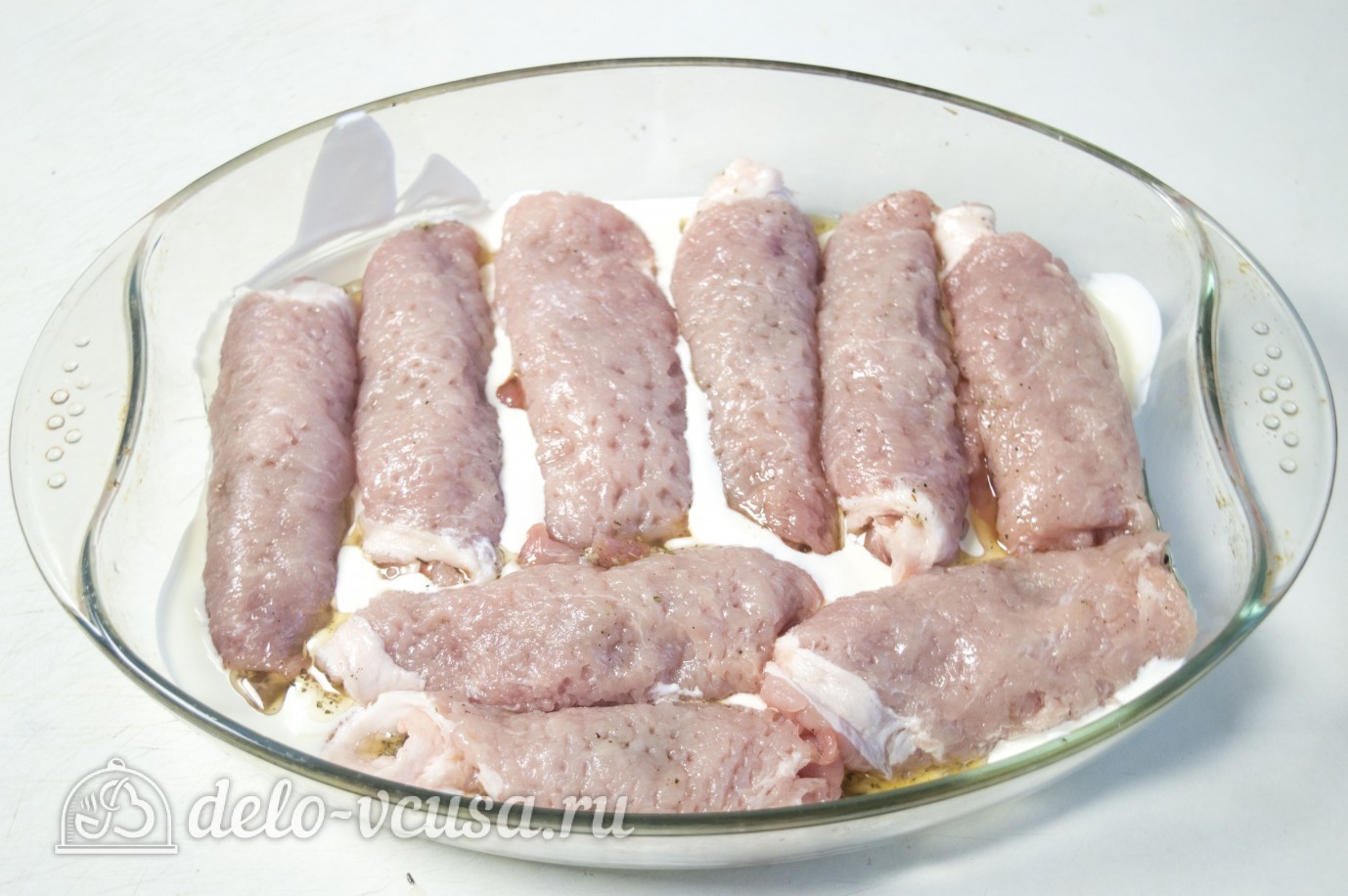 Шаг 6 приготовления Мясные рулеты с картофелем