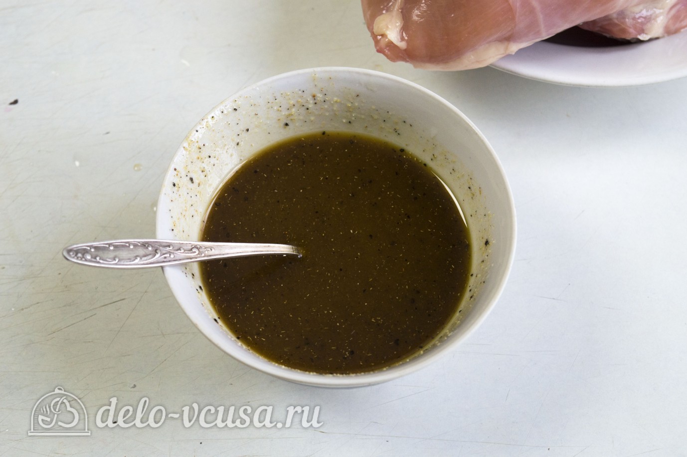 Шаг 1 приготовления Куриная грудка в духовке