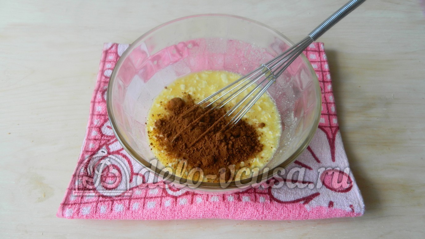 Шаг 3 приготовления Пирожное из какао и сгущенки