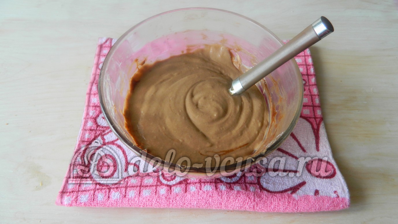 Шаг 5 приготовления Пирожное из какао и сгущенки