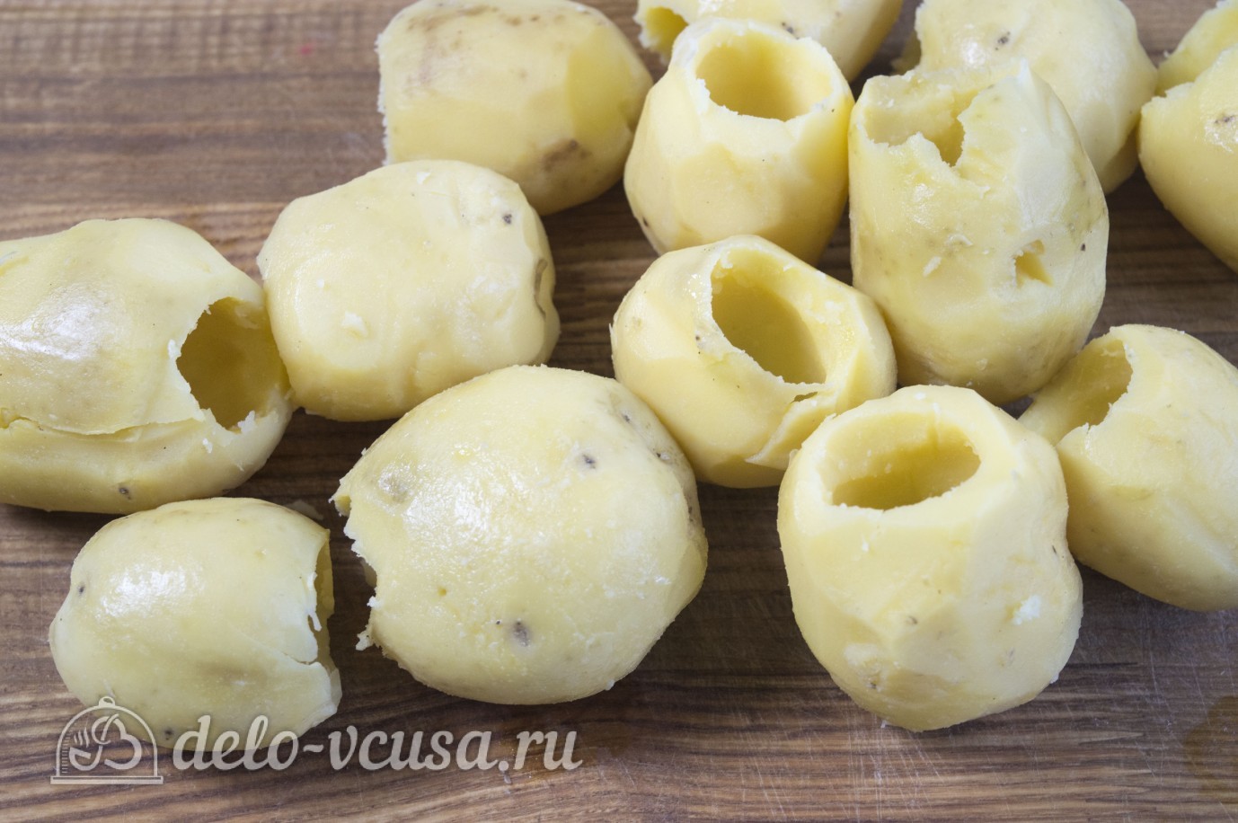 Шаг 2 приготовления Картофельные гнезда с курицей