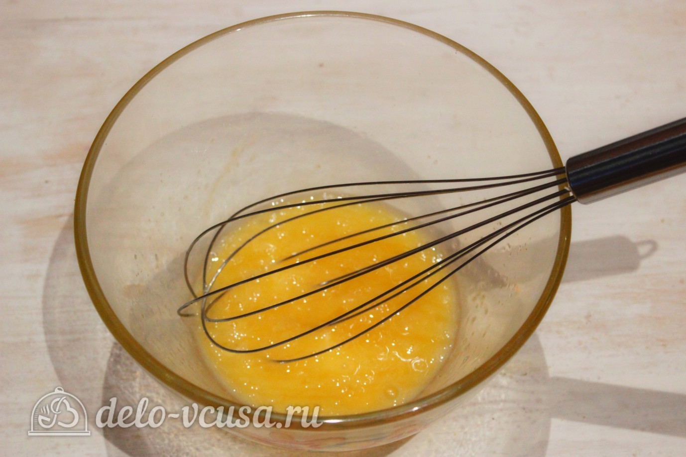 Шаг 2 приготовления Блины с фруктовой начинкой