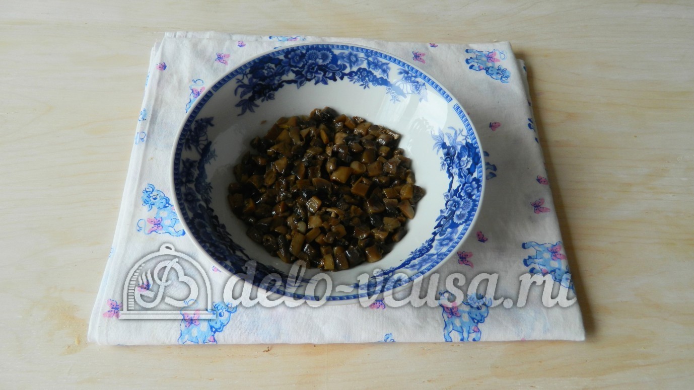 Шаг 2 приготовления Салат Березка с курицей