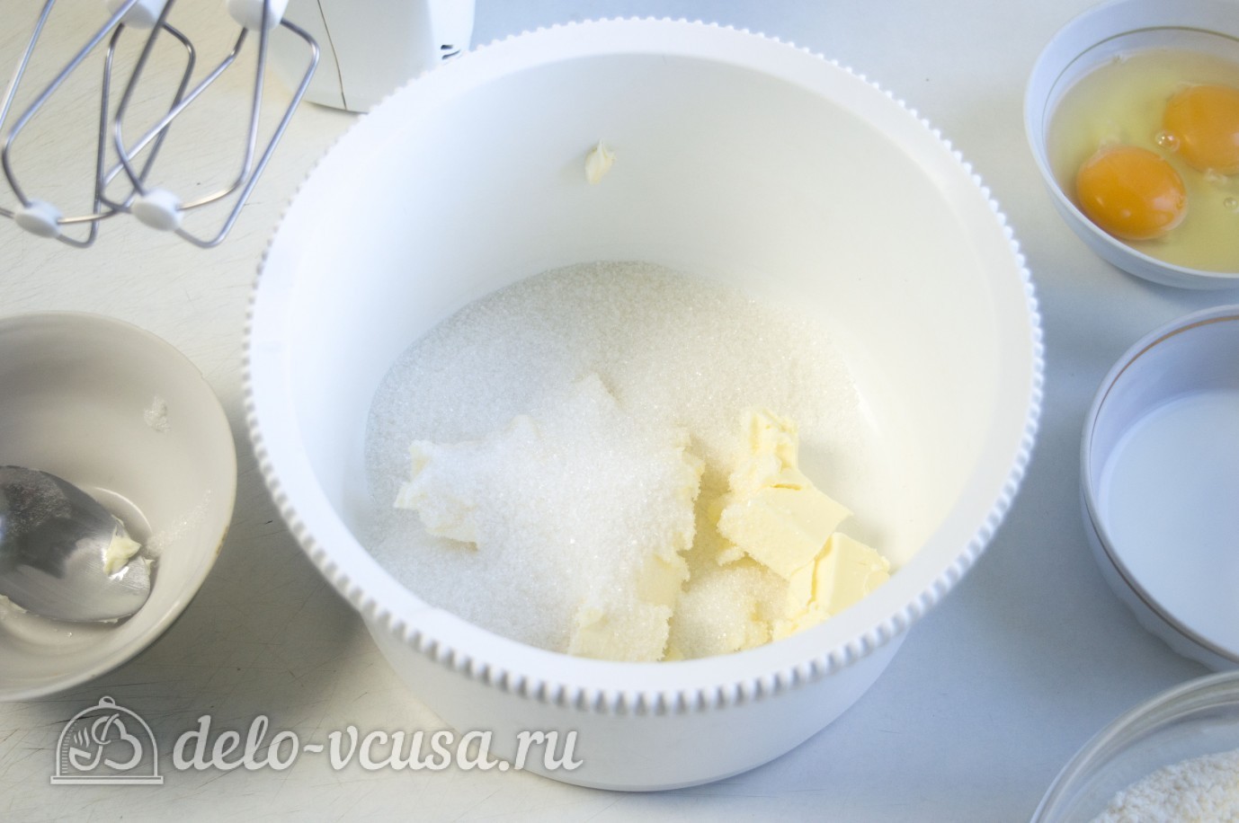 Шаг 1 приготовления Шоколадно-кокосовое печенье