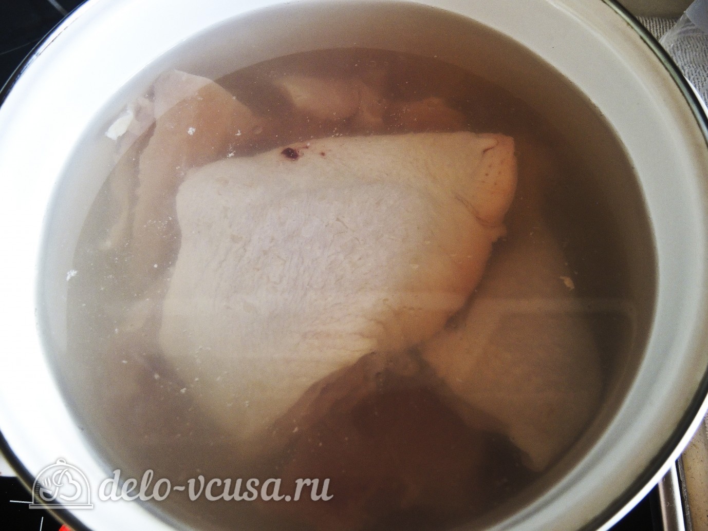 Шаг 1 приготовления Мясная солянка