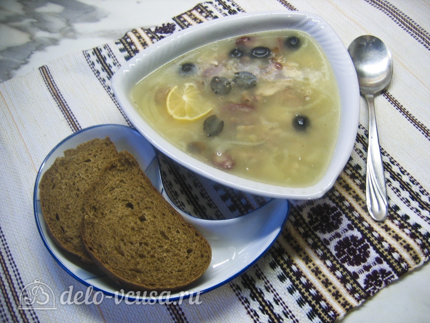 Шаг 10 приготовления Мясная солянка