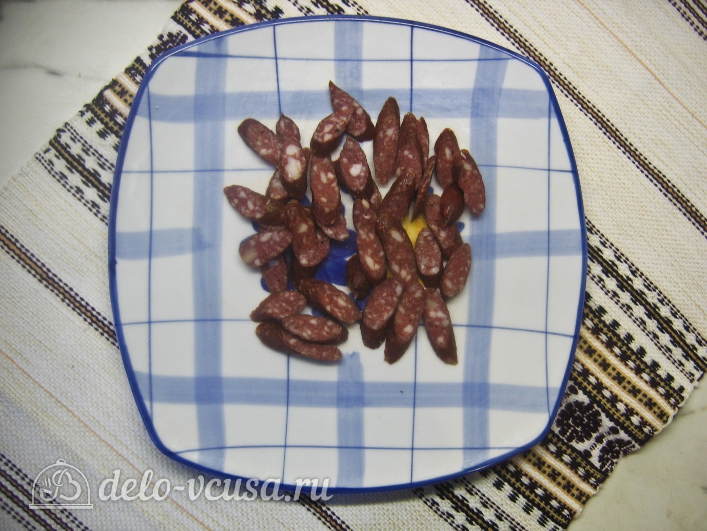 Шаг 5 приготовления Мясная солянка