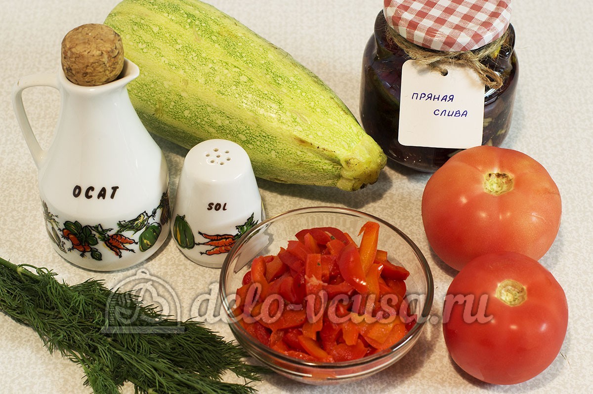 Ингредиенты Салат с маринованным болгарским перцем Фото ингредиенты Салат с маринованным болгарским перцем