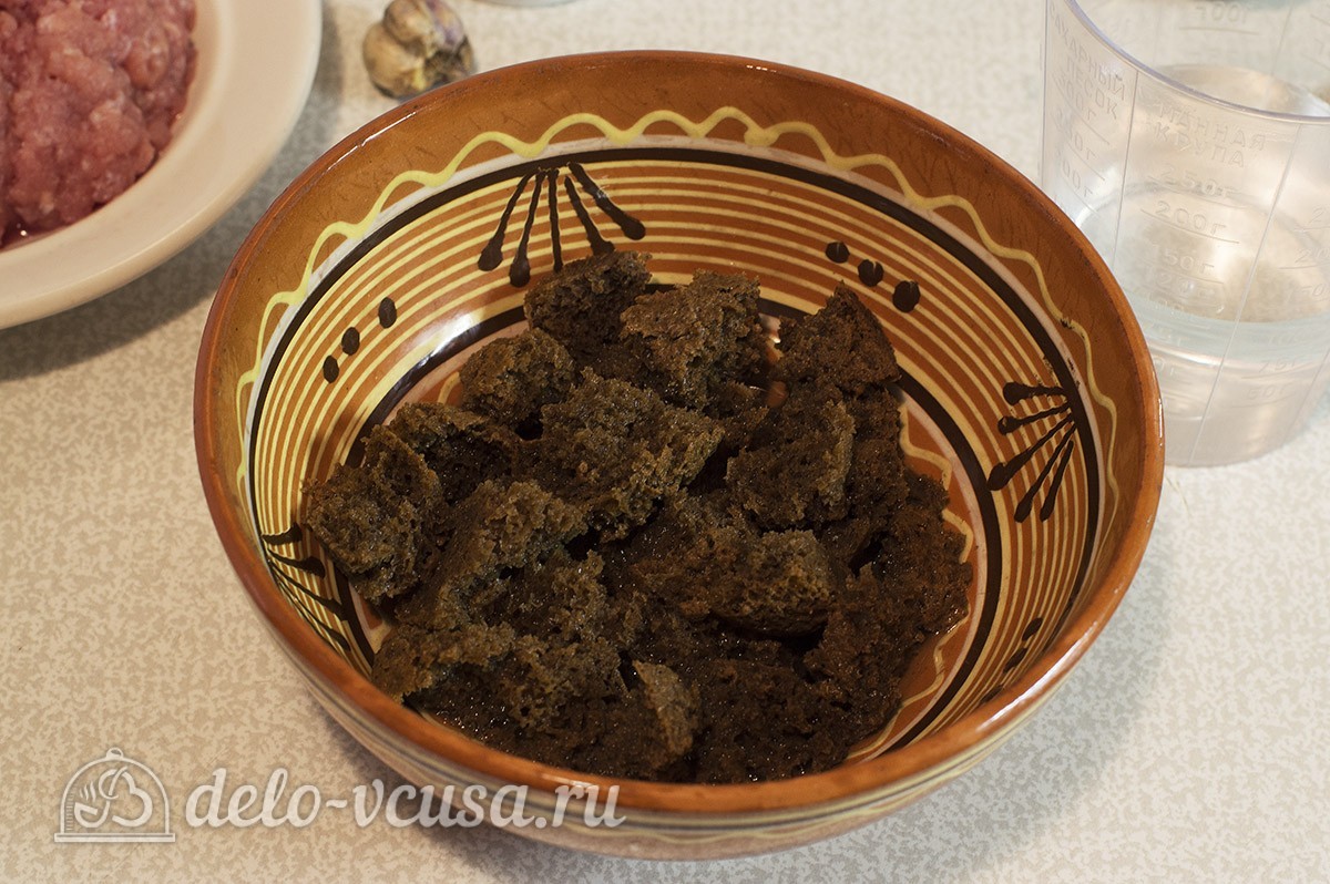 Шаг 1 приготовления Сочные мясные котлеты