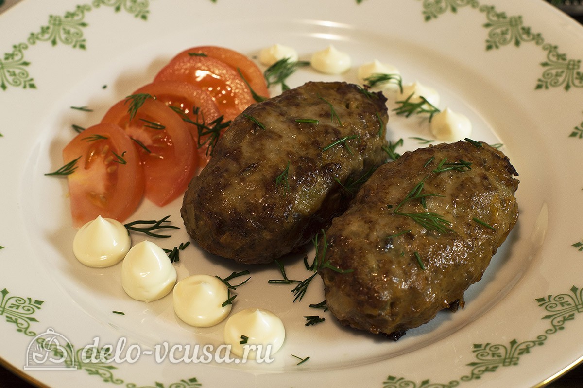 Обложка рецепта Сочные мясные котлеты