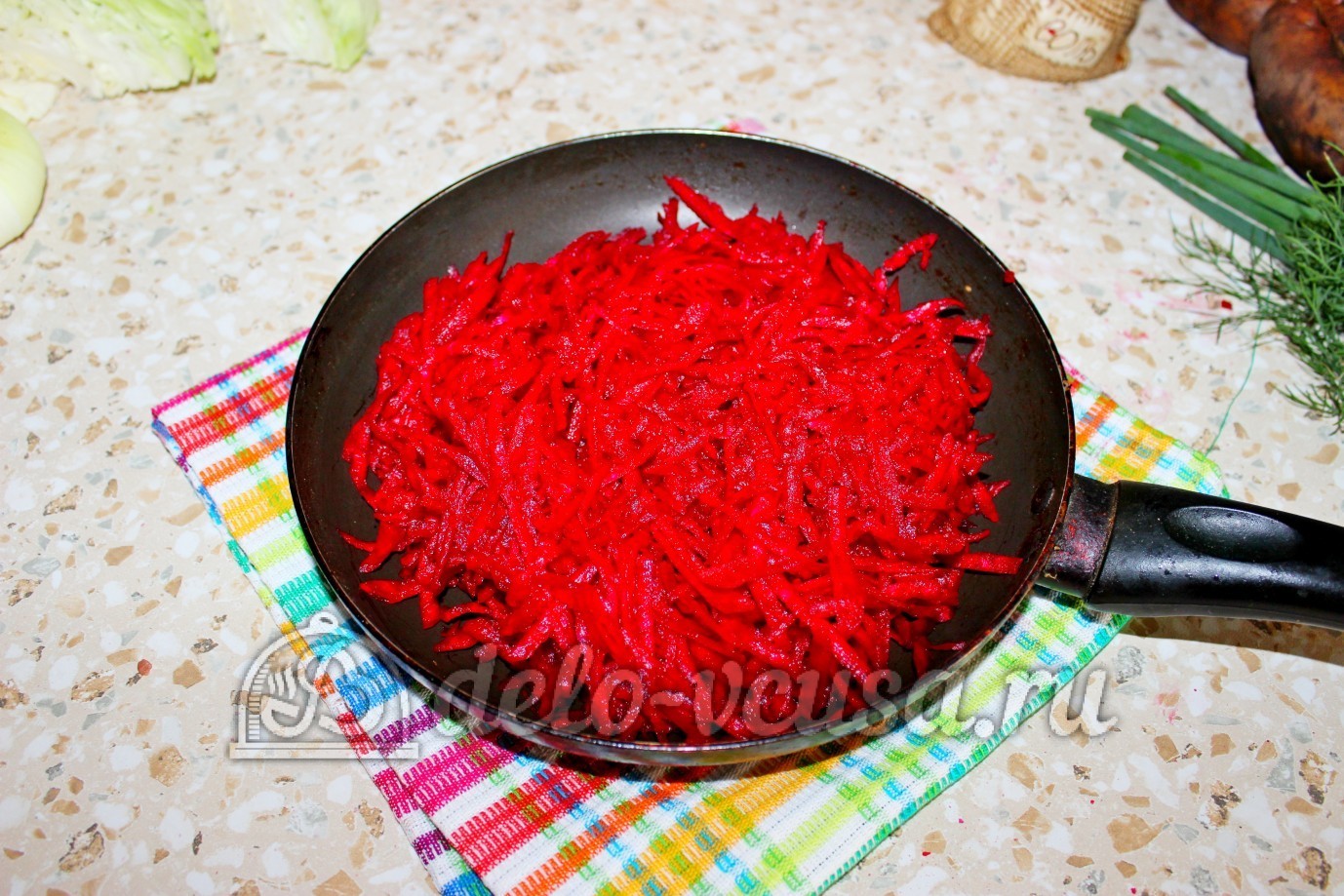 Шаг 8 приготовления Борщ со свининой