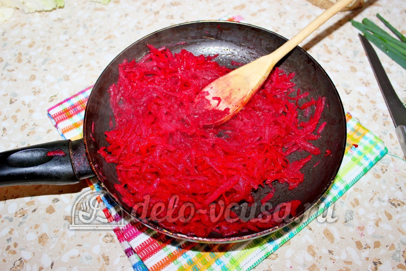 Шаг 9 приготовления Борщ со свининой