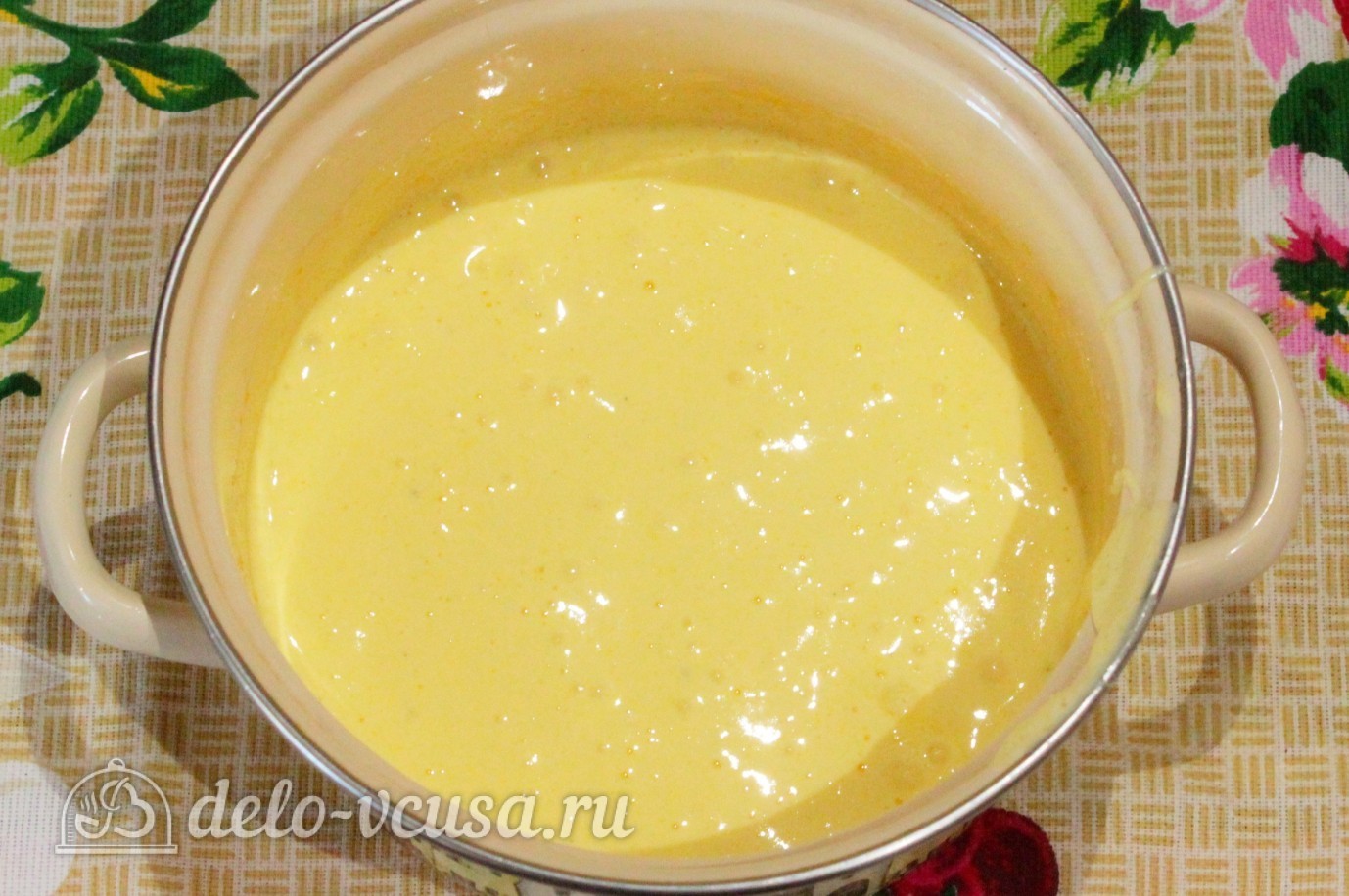 Шаг 5 приготовления Брауни с творогом и вишней