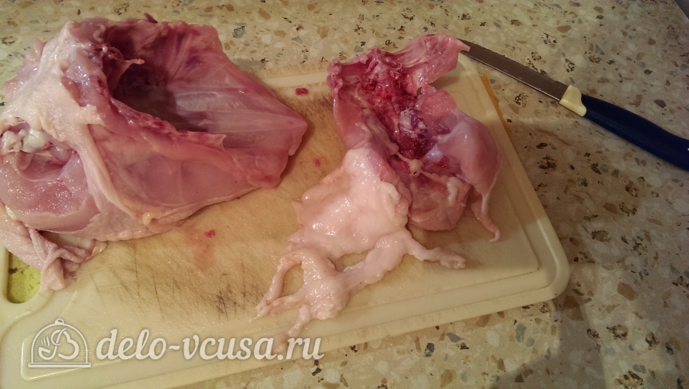 Шаг 1 приготовления Бигус с курицей