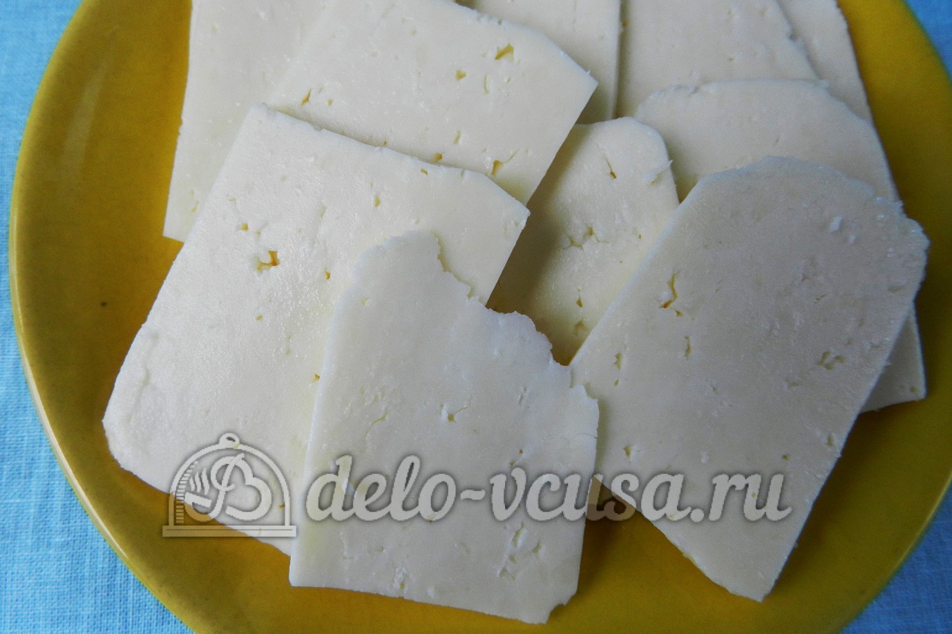 Шаг 2 приготовления Баклажаны в духовке веером