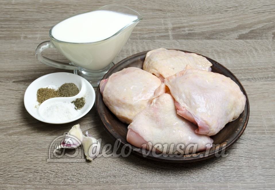 Ингредиенты Курица в кефире Фото ингредиенты Курица в кефире