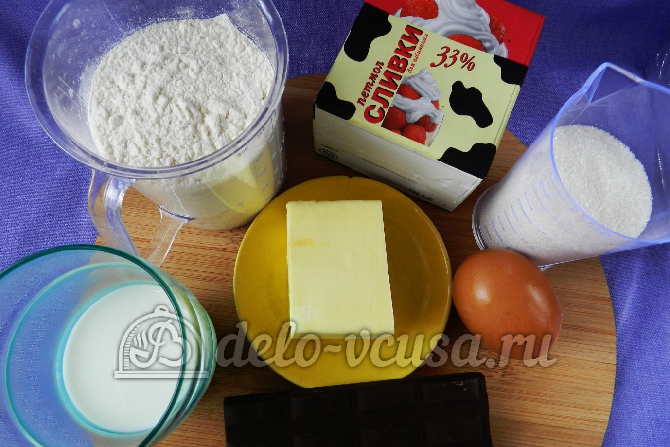 Фото ингредиенты Банановый пирог
