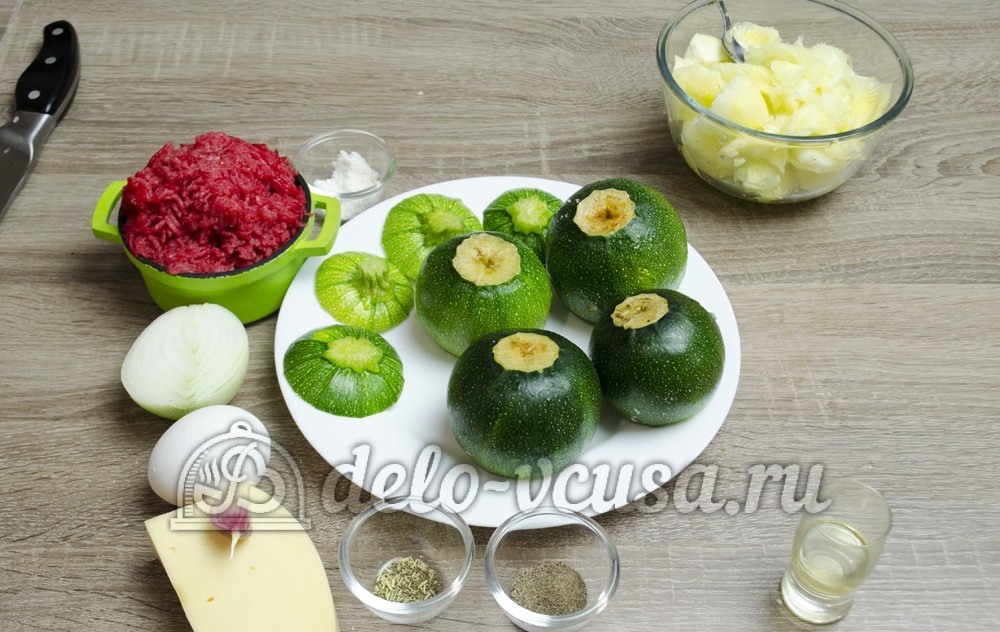 Шаг 3 приготовления Фаршированные кабачки