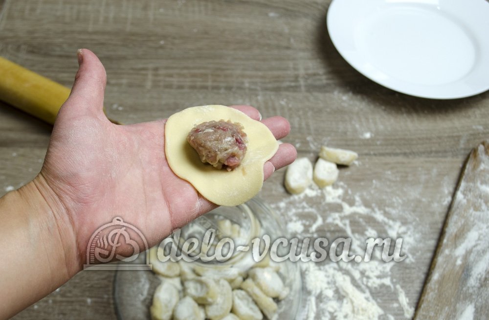 Шаг 21 приготовления Пельмени сибирские