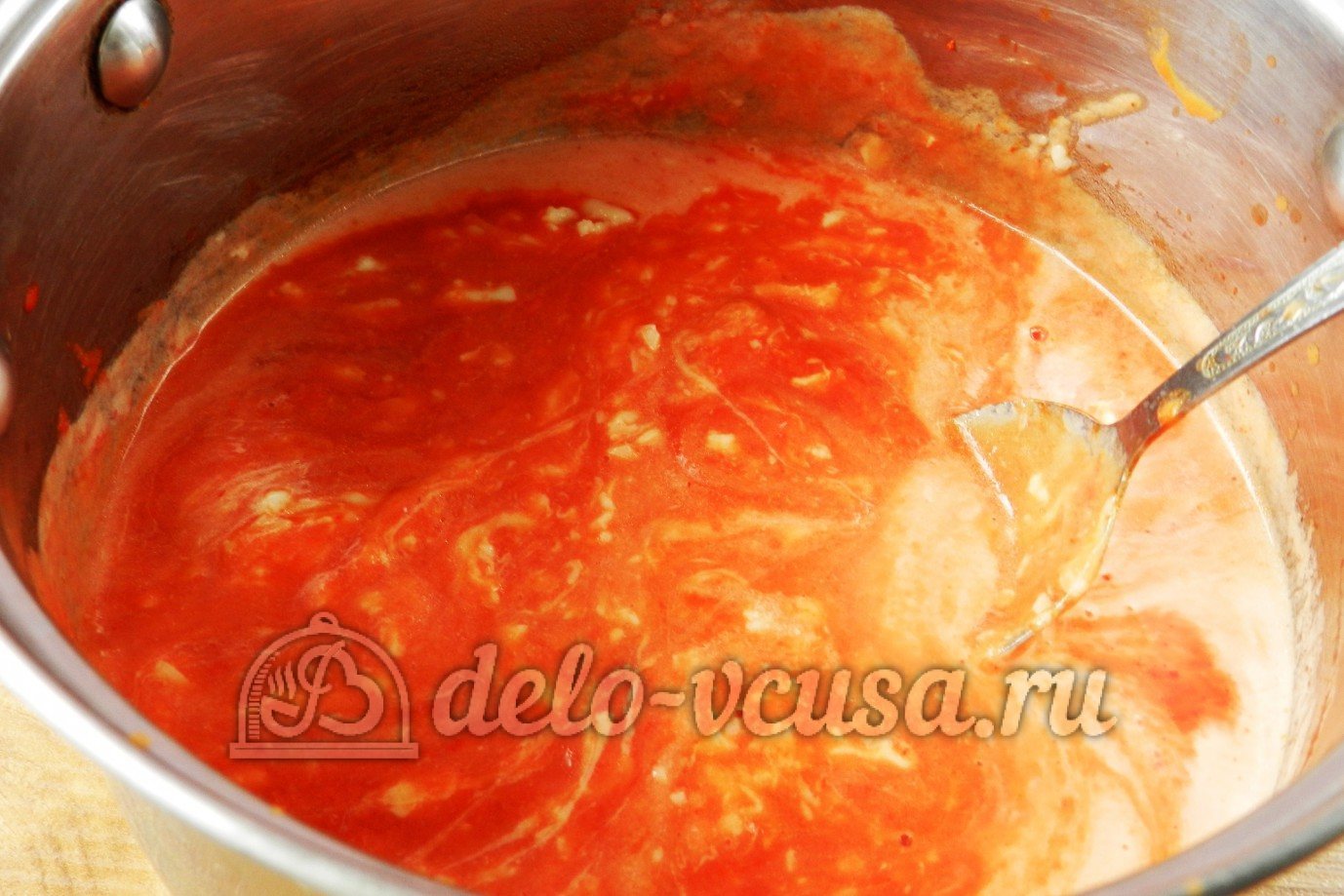 Шаг 11 приготовления Макароны с томатным соусом и маслинами