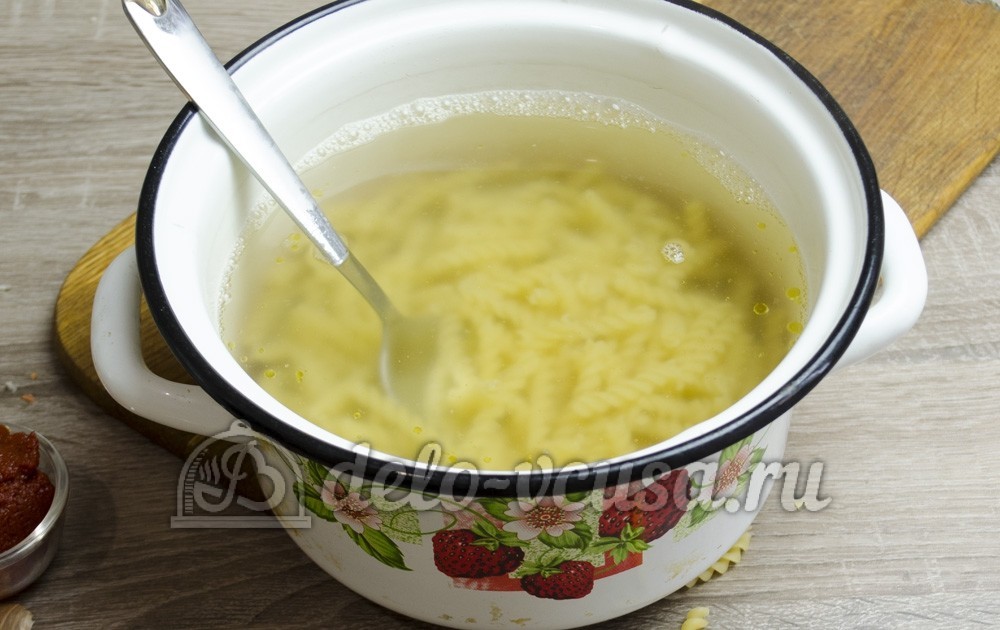 Шаг 4 приготовления Макароны с фаршем и корицей